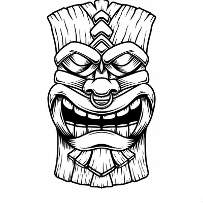 Tiki Keytag 9