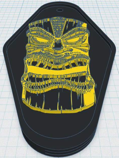 Tiki Keytag 8 - Image 1