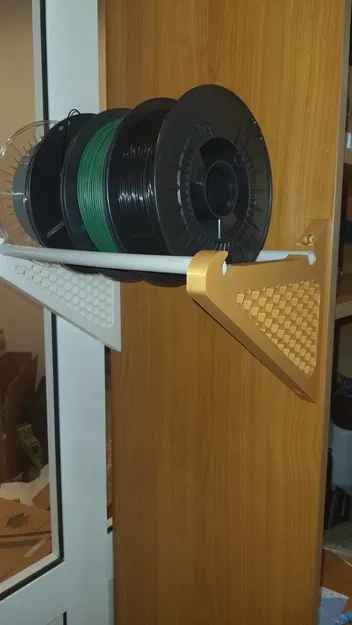 Kệ đựng filament gắn tường được chỉnh sửa - Image 1