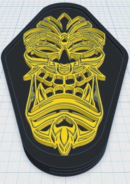 Tiki Keytag 4 - Thần thoại Polynesia - Image 1