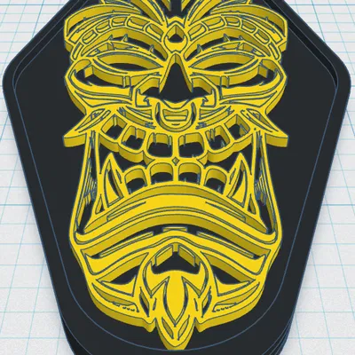 Tiki Keytag 4 - Thần thoại Polynesia