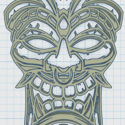 Tiki Keytag 4 - Thần thoại Polynesia