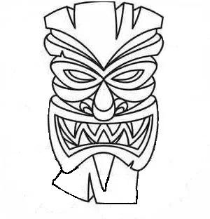 Tiki Keytag 2 - Mô hình in 3D - Image 2