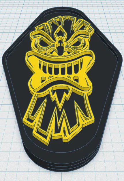 Tiki Keytag 3 - Biểu Tượng Thần Thoại Polynesia - Image 1