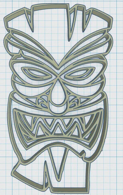 Tiki Keytag 2 - Mô hình in 3D - Image 3