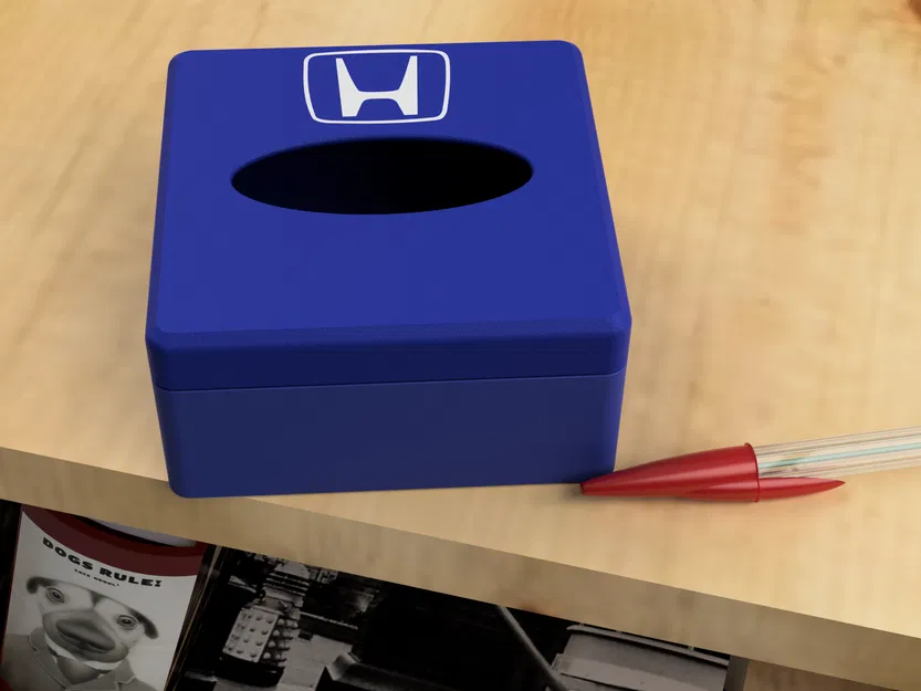 Hộp giấy ăn mini có logo Honda - Image 2