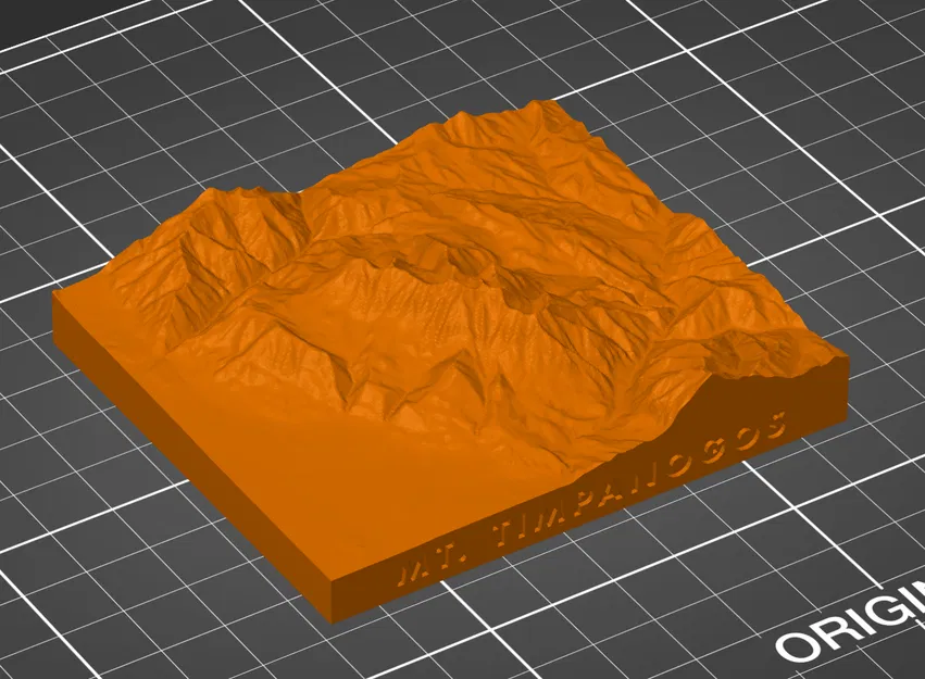 Địa hình Núi Timpanogos có nhãn - Image 1