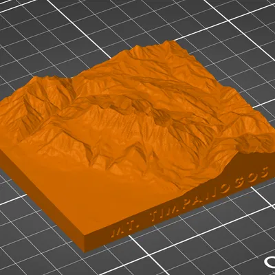 Địa hình Núi Timpanogos có nhãn