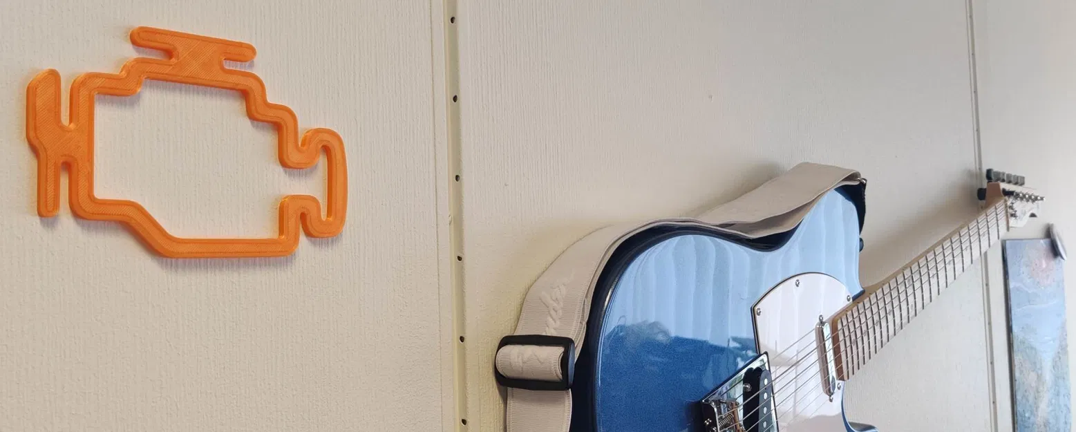 Đèn Báo Lỗi Động Cơ - Tranh Treo Tường - Image 1