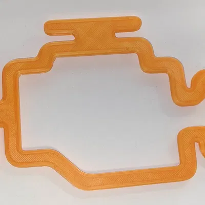 Đèn Báo Lỗi Động Cơ - Tranh Treo Tường