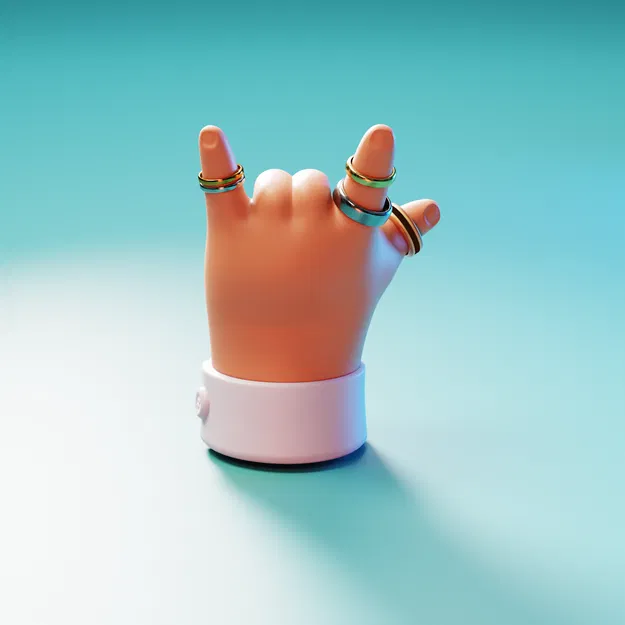 Giá Đỡ Nhẫn "I Love You" ASL - Image 6