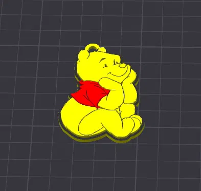 Móc Khóa / Mặt Dây Chuyền Winnie The Poo Hoạt Hình - Image 1