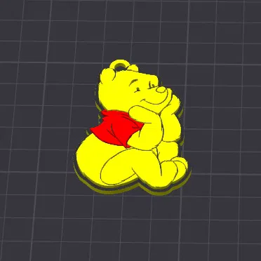Móc Khóa / Mặt Dây Chuyền Winnie The Poo Hoạt Hình