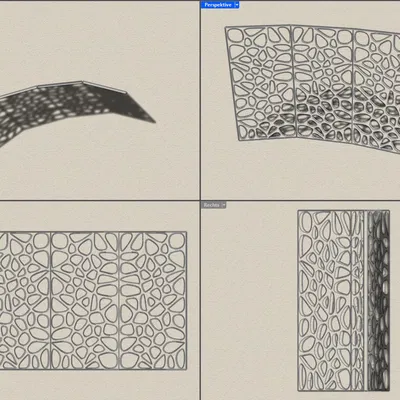 Vách Ngăn Phòng Thiết Kế Voronoi Độc Đáo