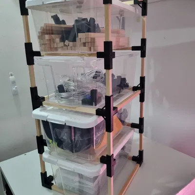 Kệ Thanh Tròn Module