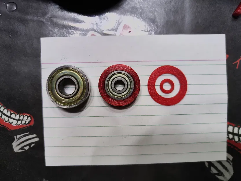 Adapter bạc đạn 625 sang 608 - Image 1