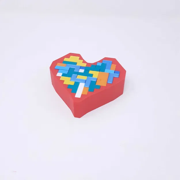 BỘ XẾP HÌNH KHỐI TRÁI TIM LOGIC - Image 2