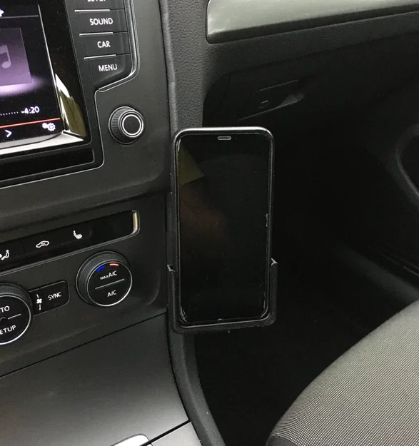 Đế giữ điện thoại iPhone X & XS kèm ốp da zin gắn ô tô - Image 3