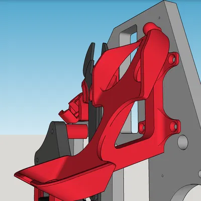 Đế đỡ Vòng quay FluidNC cho mặt YZ của LowRider v3 CNC (v1.5)