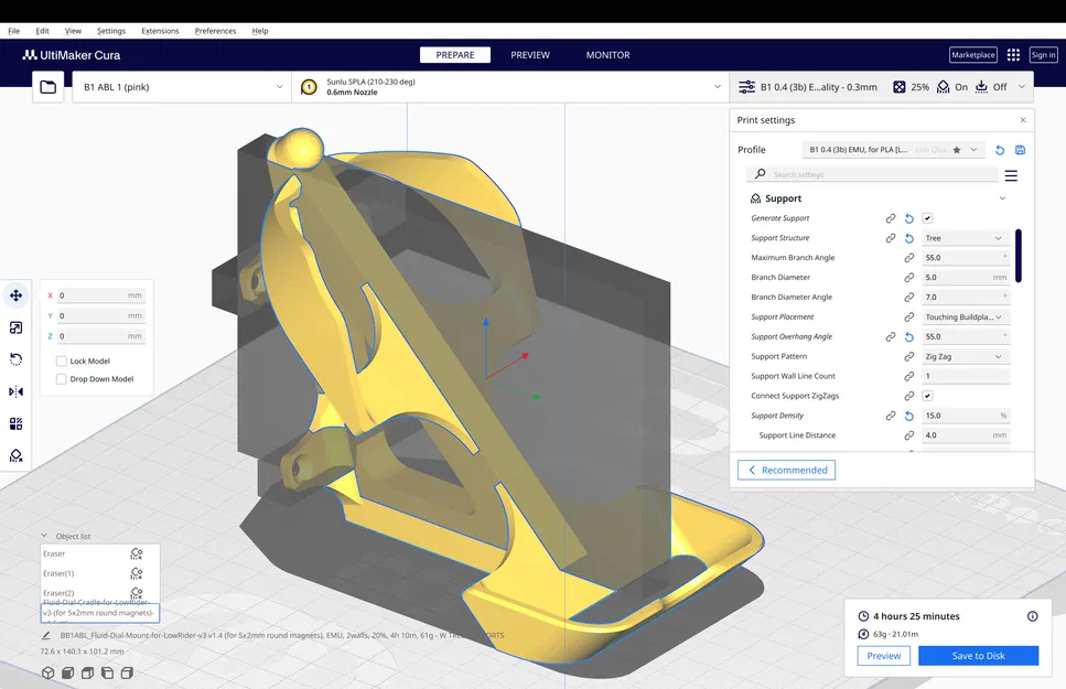Đế đỡ Vòng quay FluidNC cho mặt YZ của LowRider v3 CNC (v1.5) - Image 10