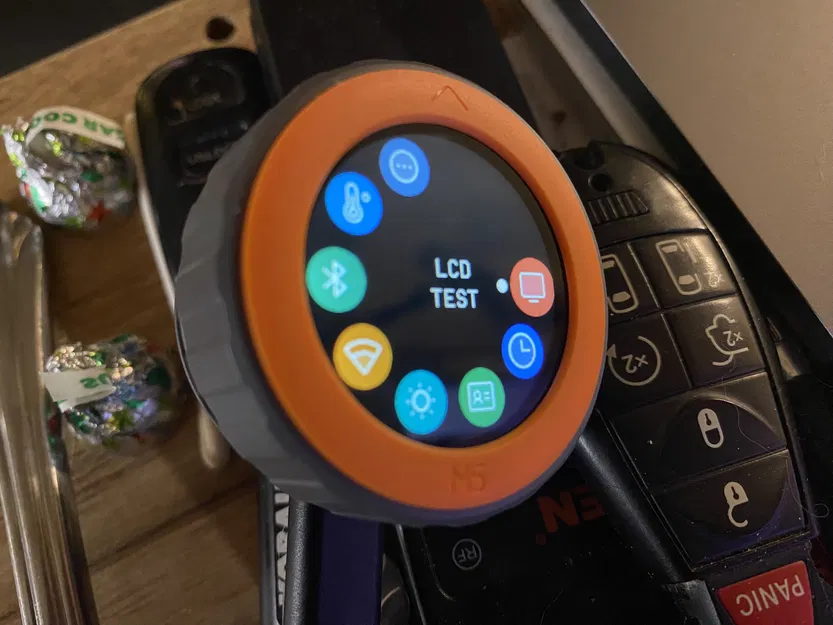 Vỏ cho "Fluid Dial" CNC pendant cho FluidNC dựa trên M5 Stack Dial, có logo in được, nút nổi bật, v1.0 - Image 9