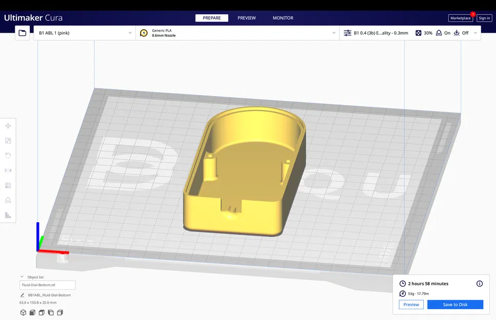 Vỏ cho "Fluid Dial" CNC pendant cho FluidNC dựa trên M5 Stack Dial, có logo in được, nút nổi bật, v1.0 - Image 16