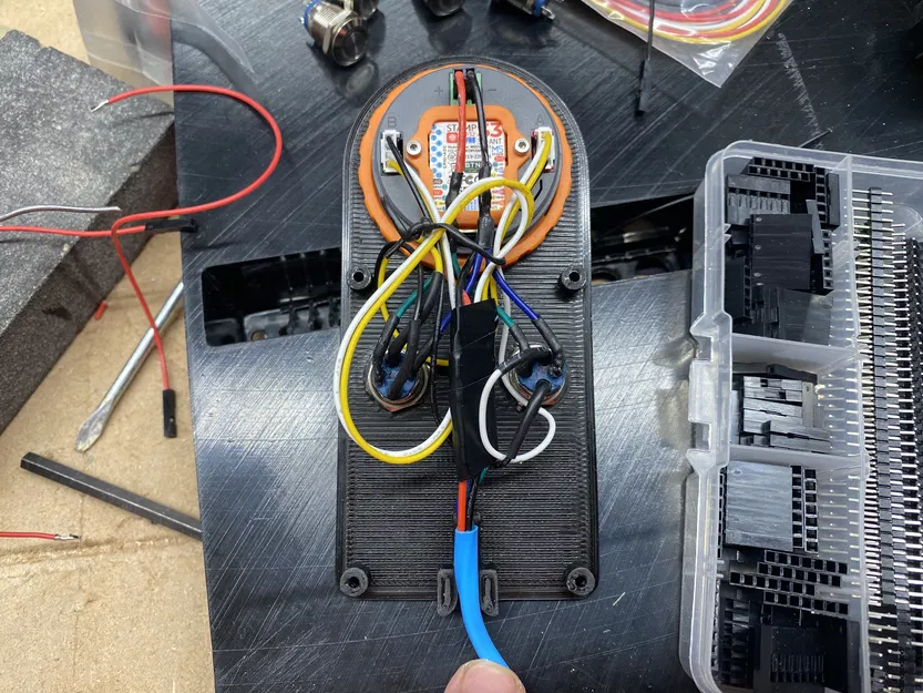 Vỏ cho "Fluid Dial" CNC pendant cho FluidNC dựa trên M5 Stack Dial, có logo in được, nút nổi bật, v1.0 - Image 22