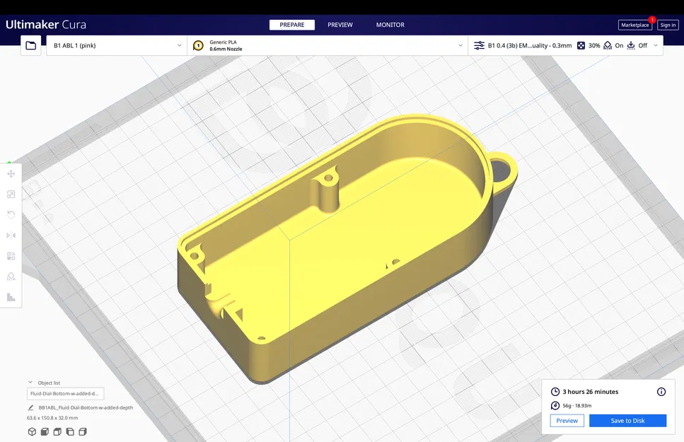 Vỏ cho "Fluid Dial" CNC pendant cho FluidNC dựa trên M5 Stack Dial, có logo in được, nút nổi bật, v1.0 - Image 25