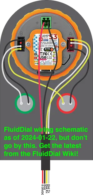 Vỏ cho "Fluid Dial" CNC pendant cho FluidNC dựa trên M5 Stack Dial, có logo in được, nút nổi bật, v1.0 - Image 26