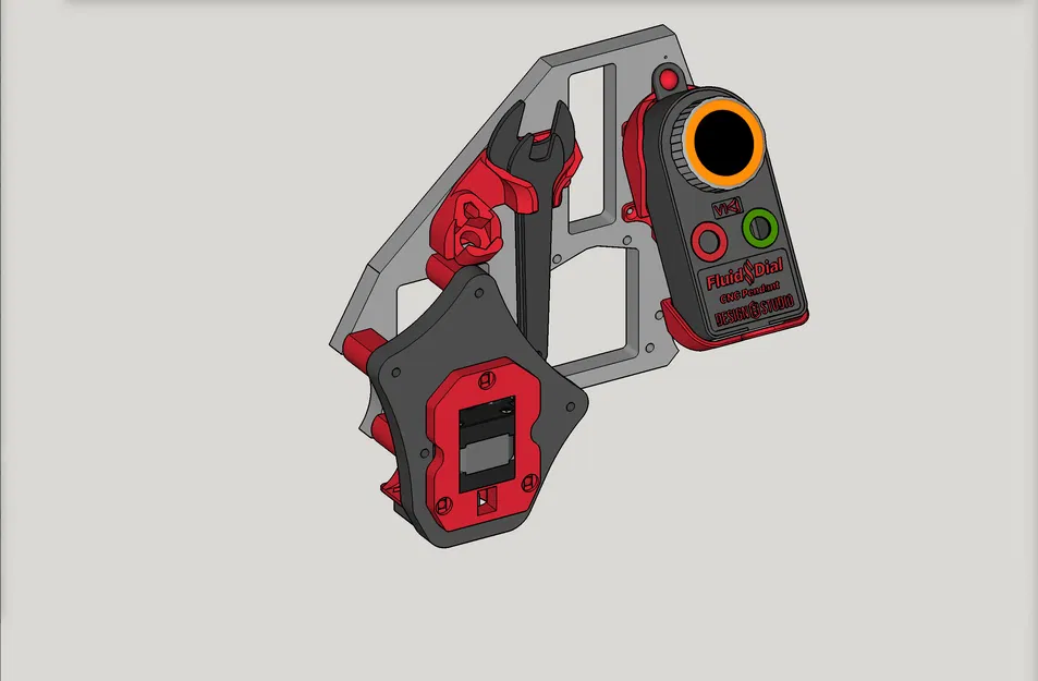 Đế giữ mặt điều khiển FluidNC cho LowRider v3 CNC (v1.4) - Image 16