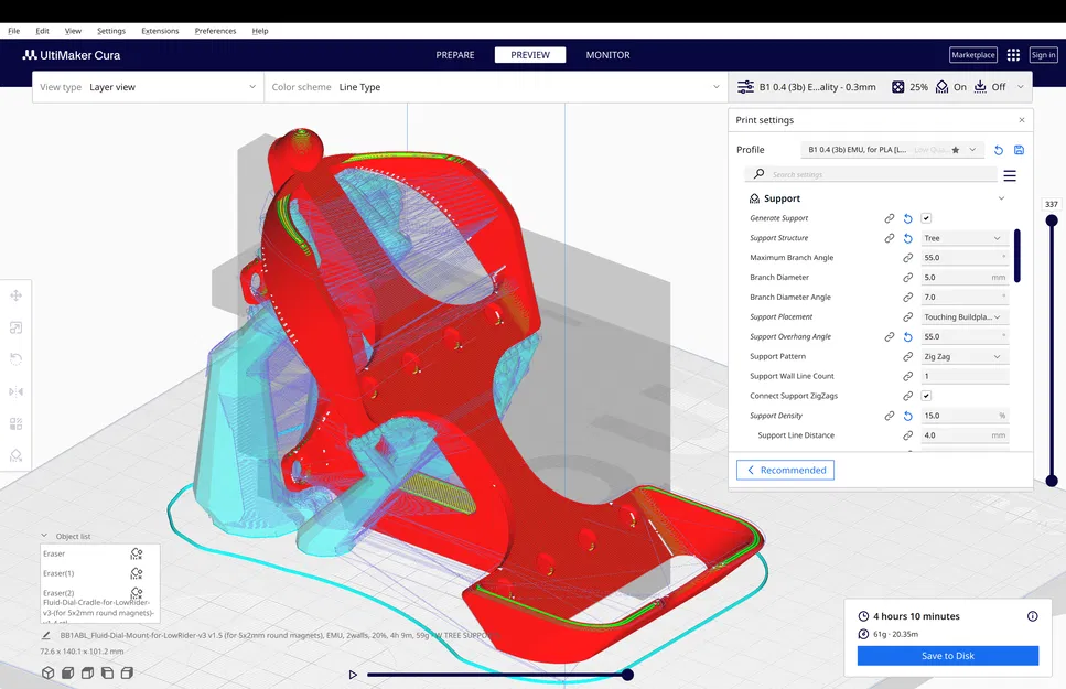 Đế giữ mặt điều khiển FluidNC cho LowRider v3 CNC (v1.4) - Image 20