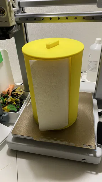 Hộp đựng giấy ăn bếp có nắp (do có con mèo) - Image 1