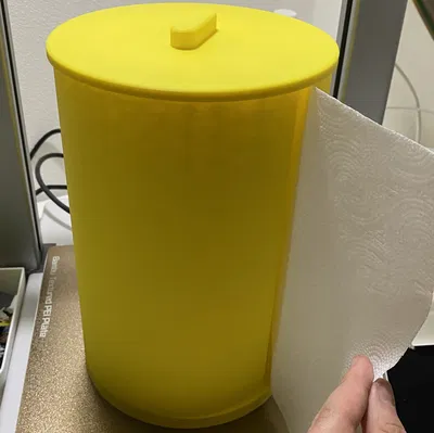 Hộp đựng giấy ăn bếp có nắp (do có con mèo)