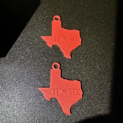 Móc Khóa Bản Đồ Texas