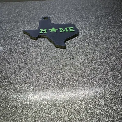 Móc Khóa Bản Đồ Texas