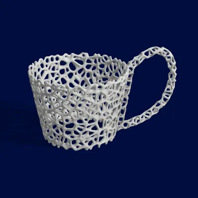 Giá Đỡ Ly Kiểu Voronoi