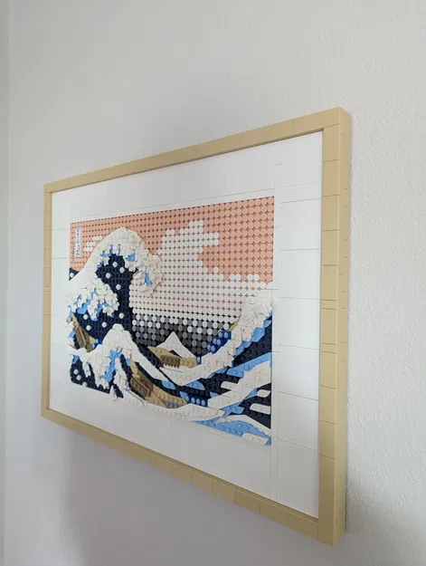Giá treo tường Lego The Great Wave - Image 1