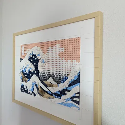 Giá treo tường Lego The Great Wave