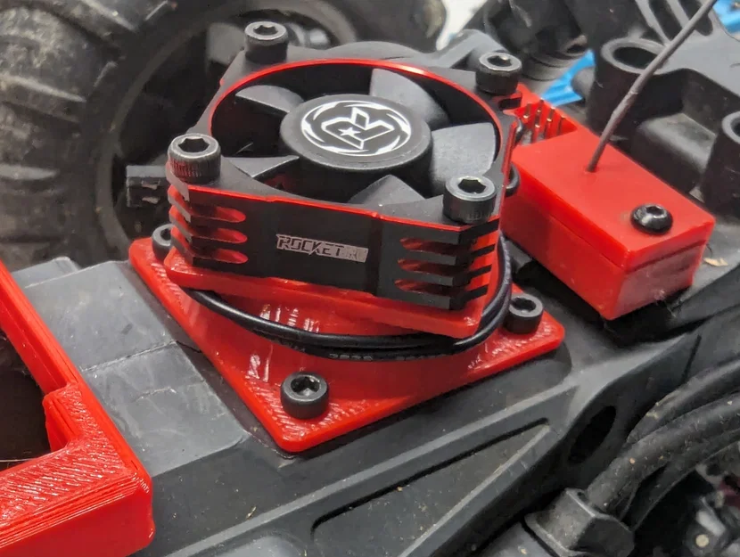 Arrma Gorgon - Giá đỡ quạt 35mm - Image 2