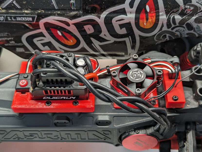 Arrma Gorgon - Giá đỡ quạt 35mm - Image 3