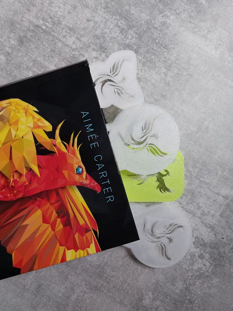 Bookmark Hình Phượng Hoàng (Phoenix Bookmark) - Image 3