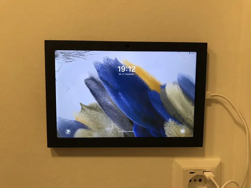 Giá Treo Tường Cho Samsung Galaxy Tab A8 (2021) (Không Cần Keo Hay Nam Châm) - Image 2