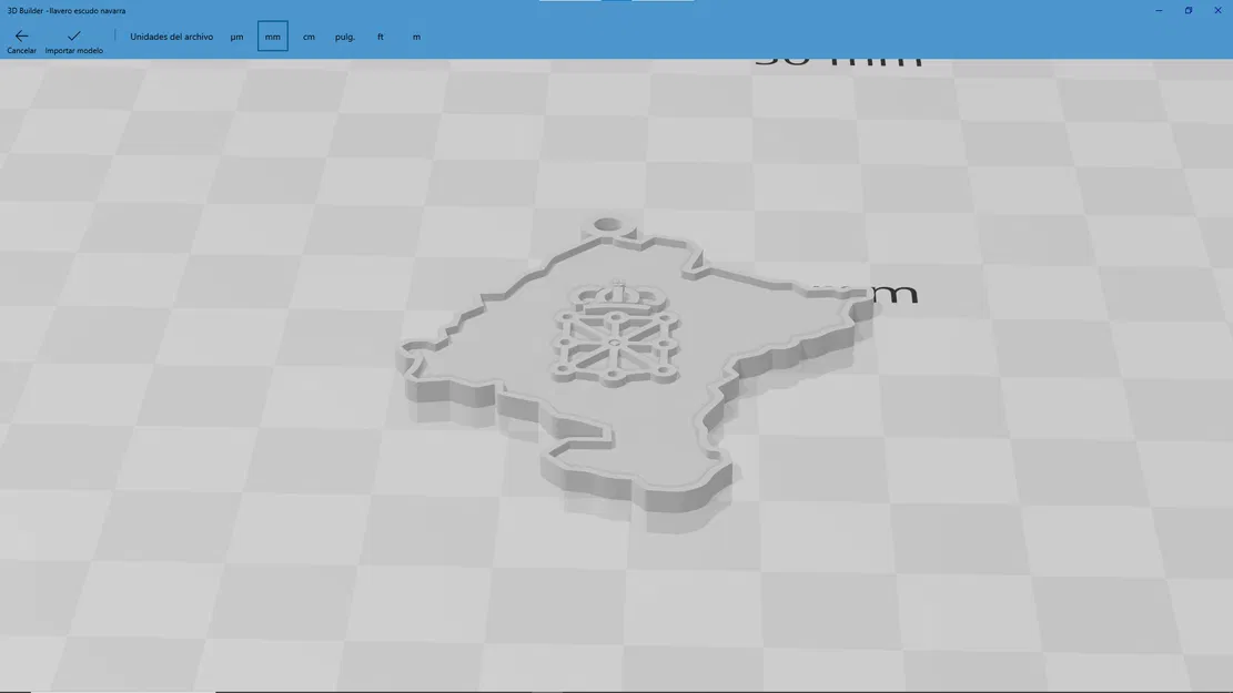 Móc Khóa Bản Đồ Navarra - Image 1