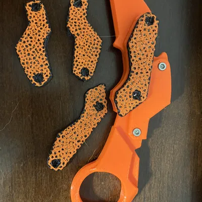 Dao Găm Gấp Voronoi Hóa