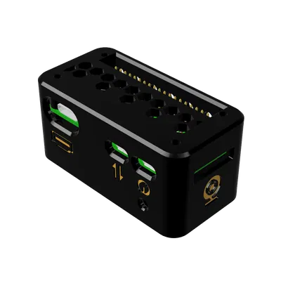 Vỏ Case cho Raspberry Pi Zero 2 W + LM2596 DC-DC All-in-One