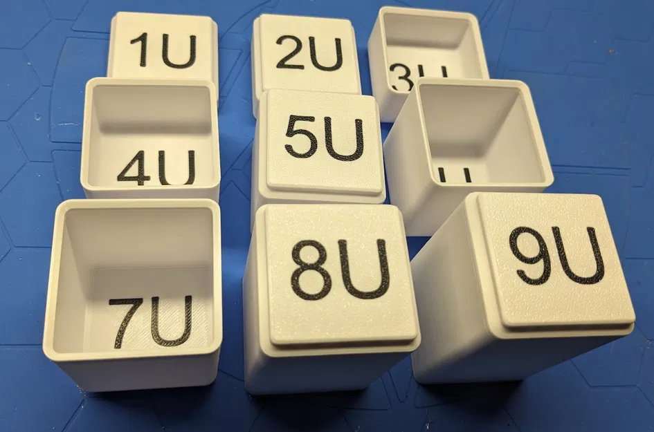 Hộp Gridfinity 1x1 Đa Màu Cho Thử Nghiệm Chiều Cao - Image 1