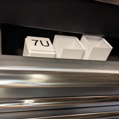 Hộp Gridfinity 1x1 Đa Màu Cho Thử Nghiệm Chiều Cao