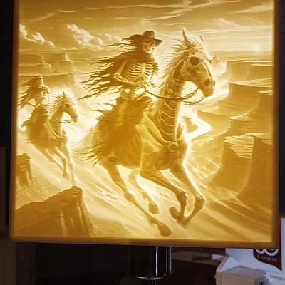 Ghost Riders in the Sky - Mô hình đèn độc đáo