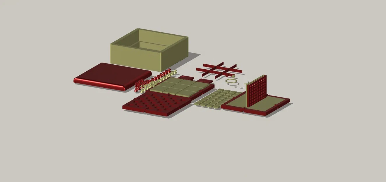 Hộp Cờ 3 Trong 1: Cờ Vua, Cờ Caro và Cờ Bốn - Image 10