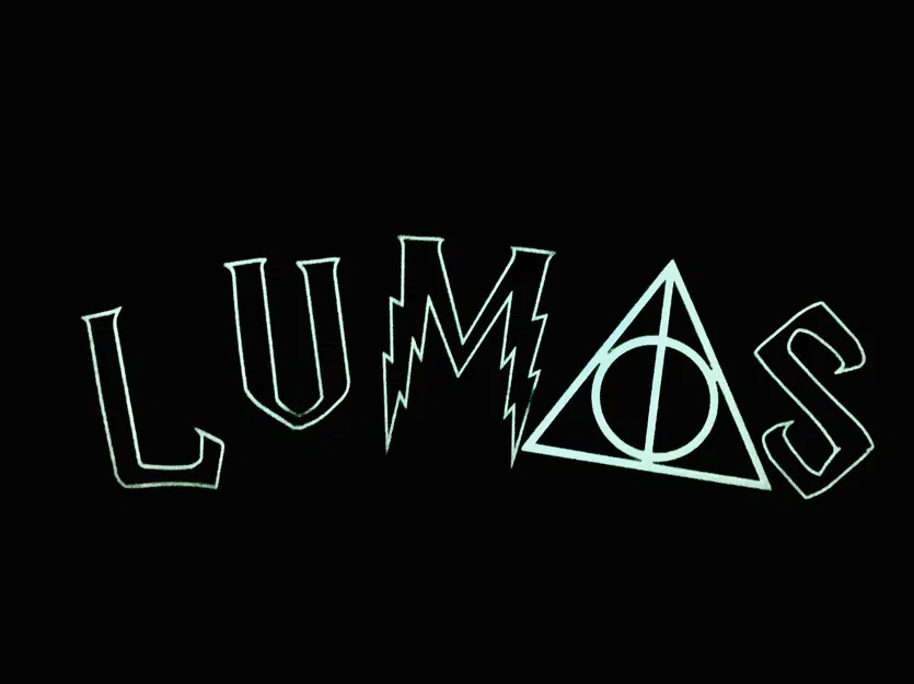 Lumos / Biểu Tượng Tử Thần trang trí tường (Harry Potter) - Image 1